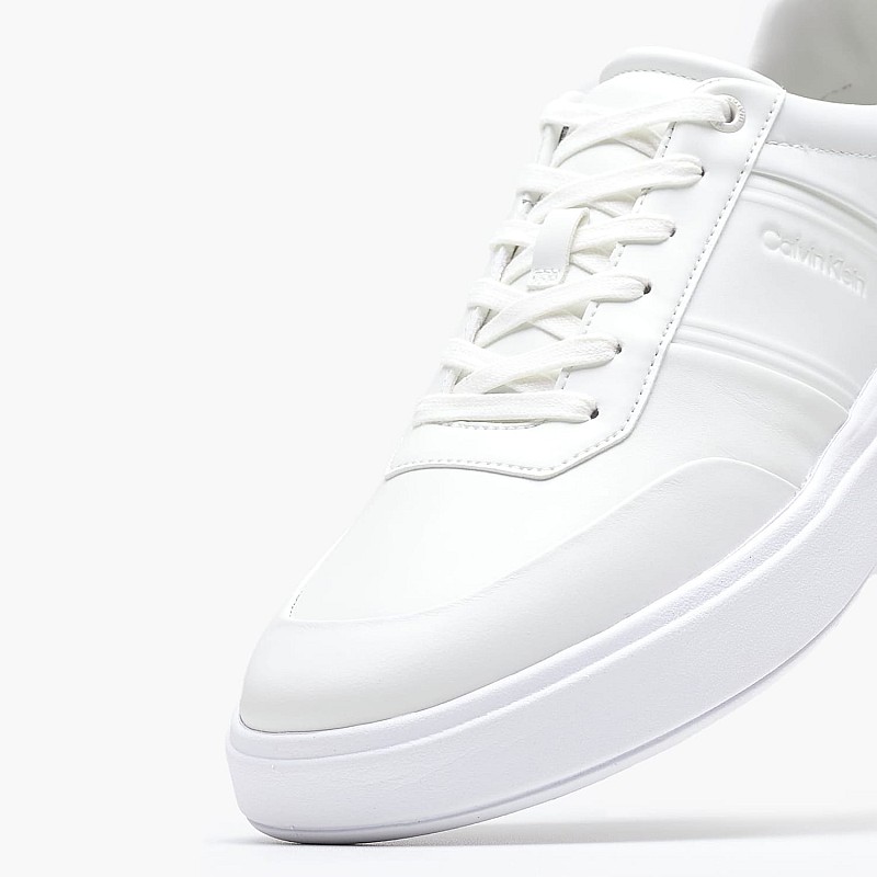 Ανδρικά Παπούτσια Casual Low.Hf Άσπρο Δέρμα Calvin Klein