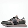Ανδρικά Παπούτσια Casual Low.Lace Πράσινο Δέρμα Καστόρι Calvin Klein
