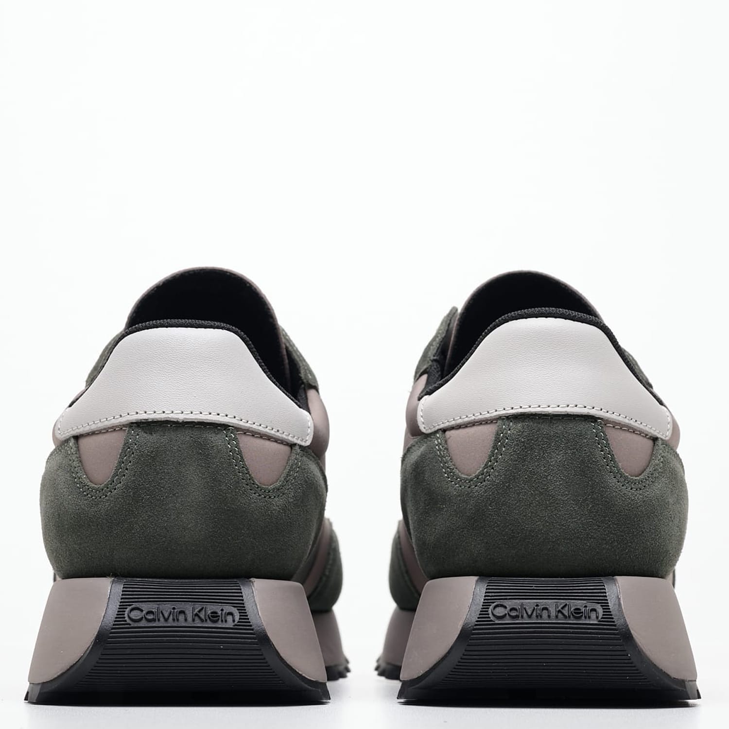 Ανδρικά Παπούτσια Casual Low.Lace Πράσινο Δέρμα Καστόρι Calvin Klein