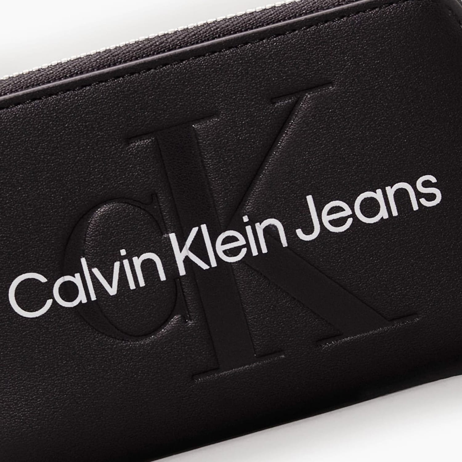 Γυναικεία Πορτοφόλια Med.Zip Μαύρο ECOleather Calvin Klein
