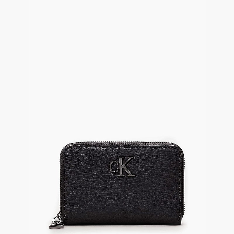 Women Wallets Min.Zip Black ECOleather Calvin Klein