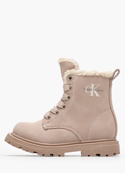 Παιδικά Μποτάκια Ottis.Padded Μαύρο ECOleather Pepe Jeans