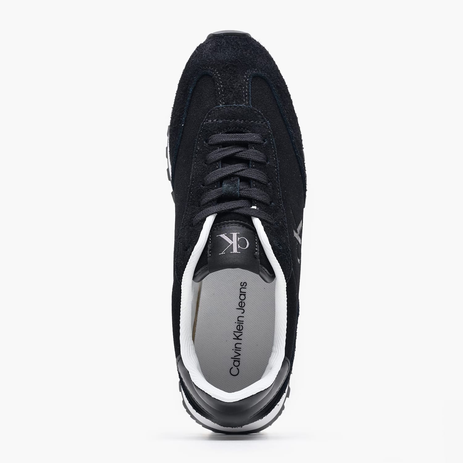 Γυναικεία Παπούτσια Casual Runner.Suede Μαύρο Δέρμα Καστόρι Calvin Klein Γυναικεία Παπούτσια Casual Runner.Suede Μαύρο Δέρμα Καστόρι Calvin Klein