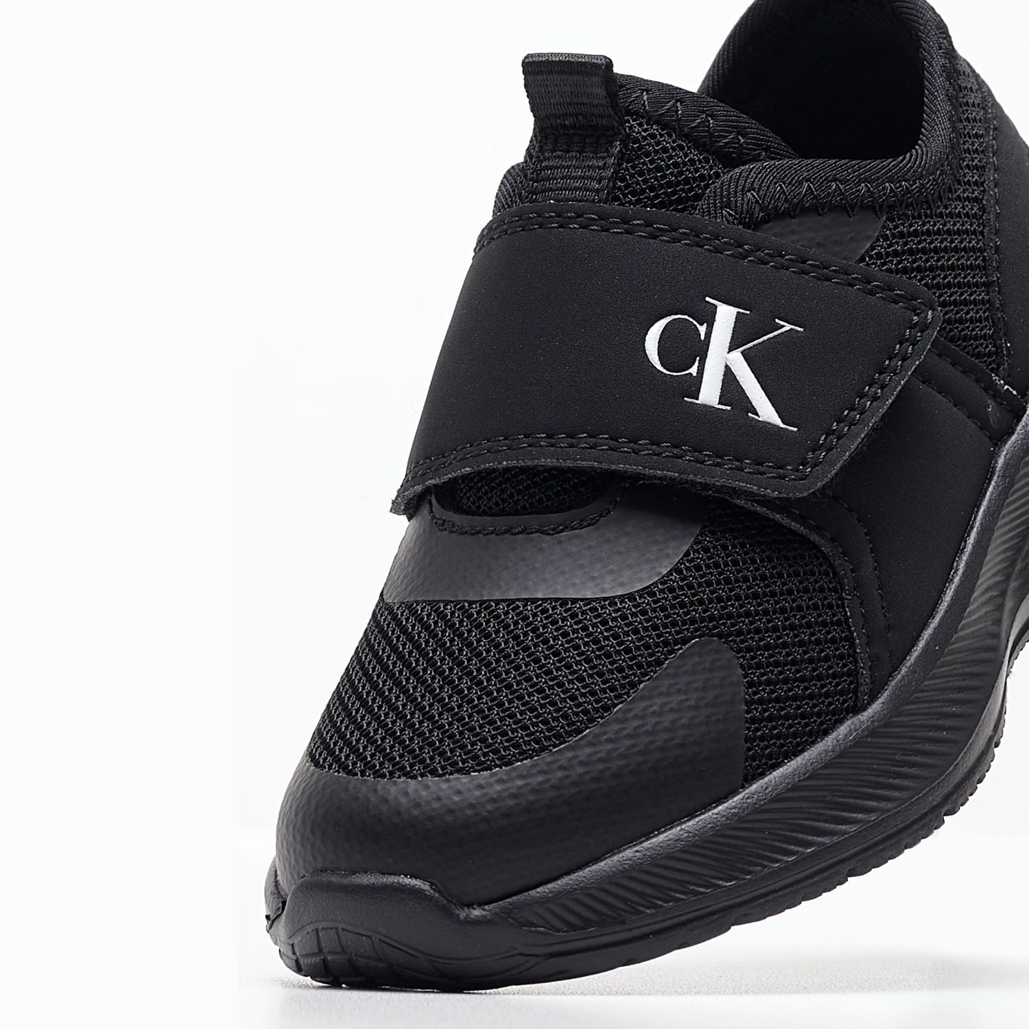 Παιδικά Παπούτσια Casual Velcro.Premium Μαύρο Ύφασμα Calvin Klein