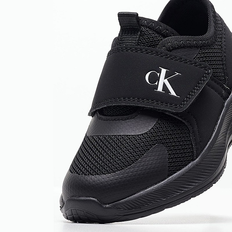 Παιδικά Παπούτσια Casual Velcro.Premium Μαύρο Ύφασμα Calvin Klein