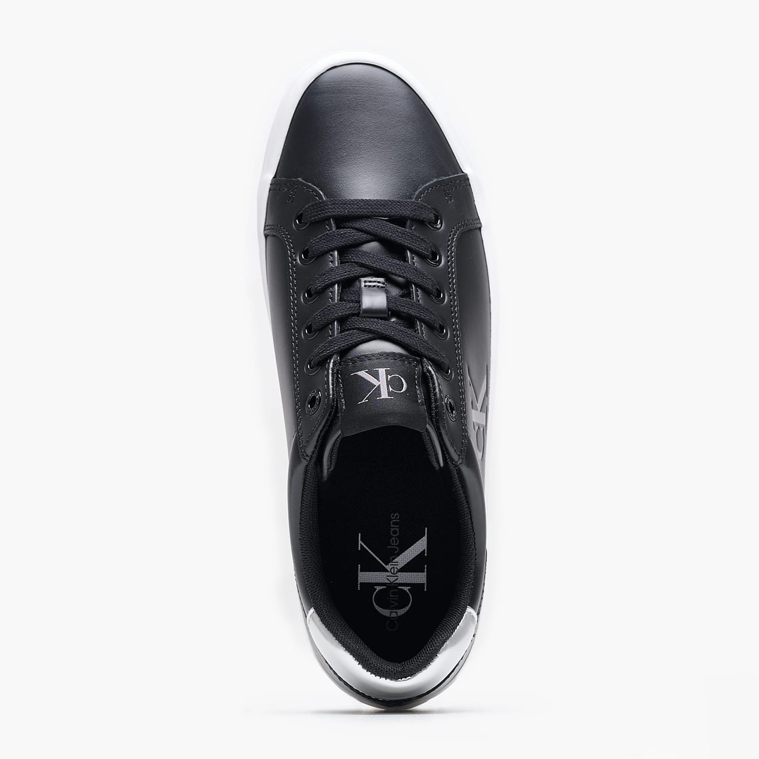Γυναικεία Παπούτσια Casual Vulc.Flatf Μαύρο Δέρμα Calvin Klein Γυναικεία Παπούτσια Casual Vulc.Flatf Μαύρο Δέρμα Calvin Klein