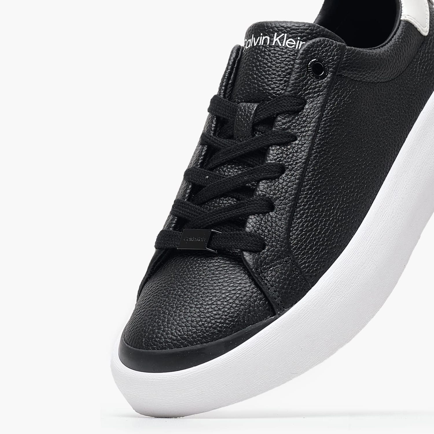 Γυναικεία Παπούτσια Casual Vulc.Lth Μαύρο Δέρμα Calvin Klein