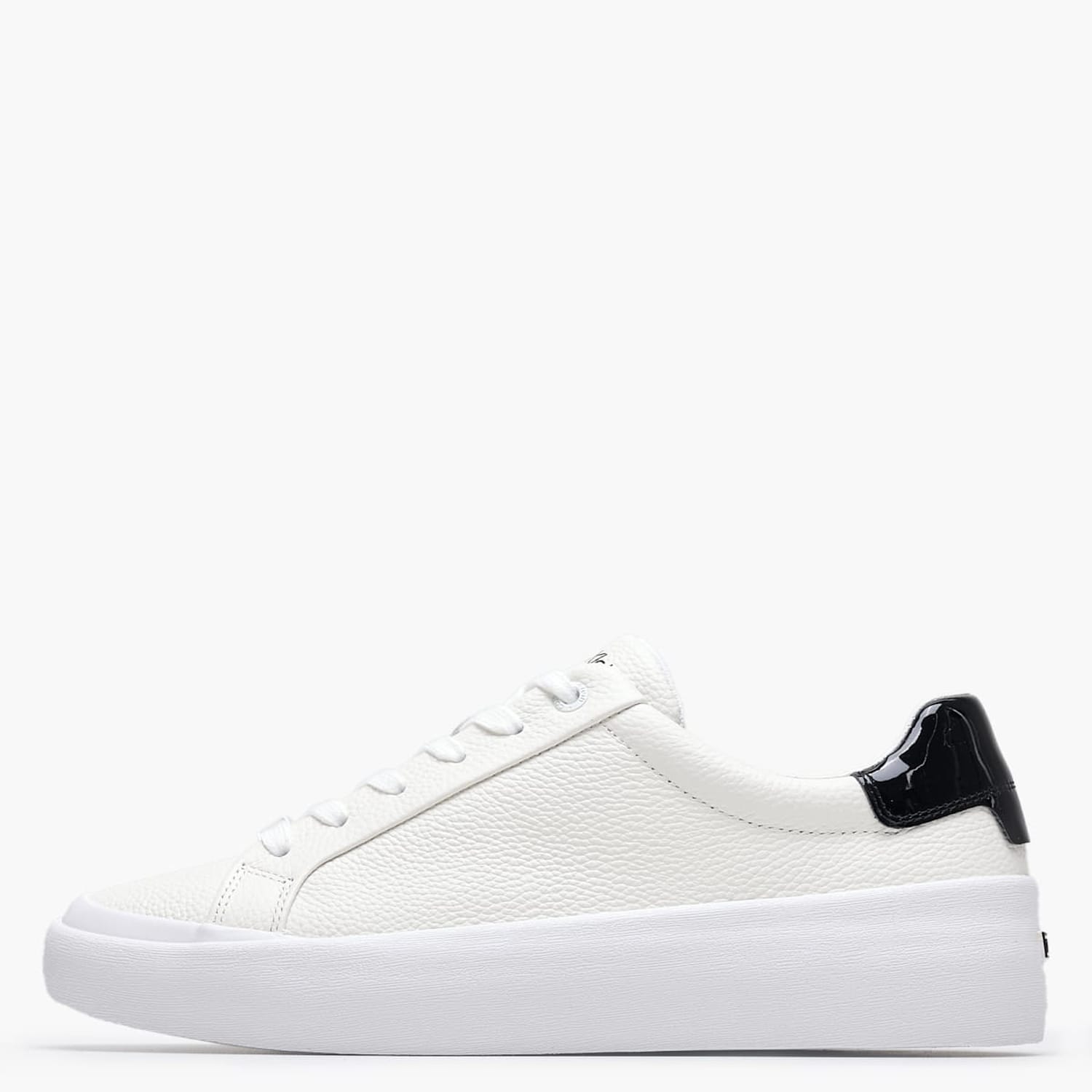 Γυναικεία Παπούτσια Casual Vulc.Lth Άσπρο Δέρμα Calvin Klein