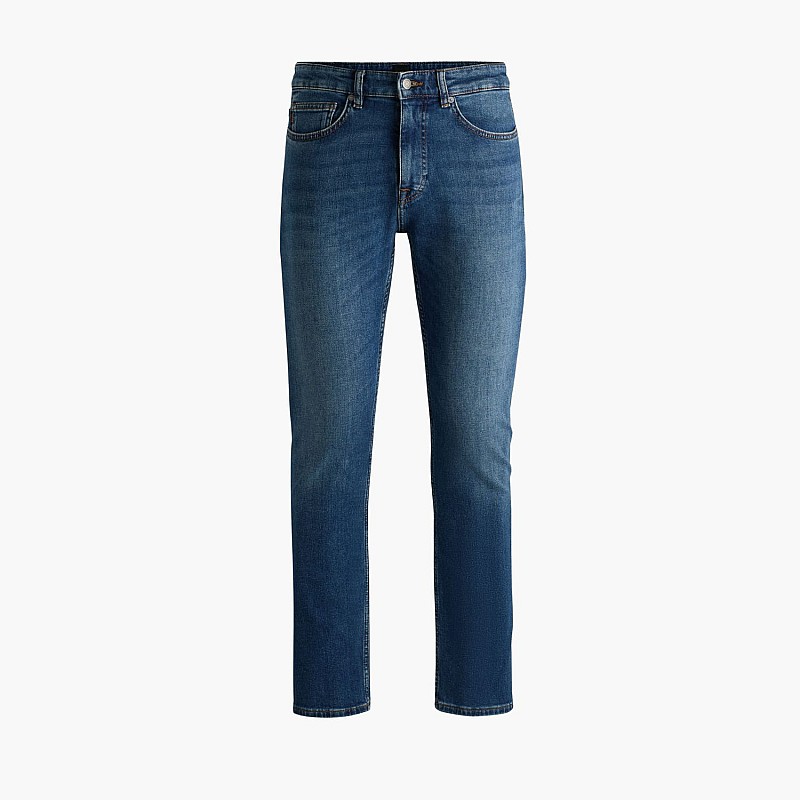 Men Pants Delaware.Bo DarkBlue Cotton Boss