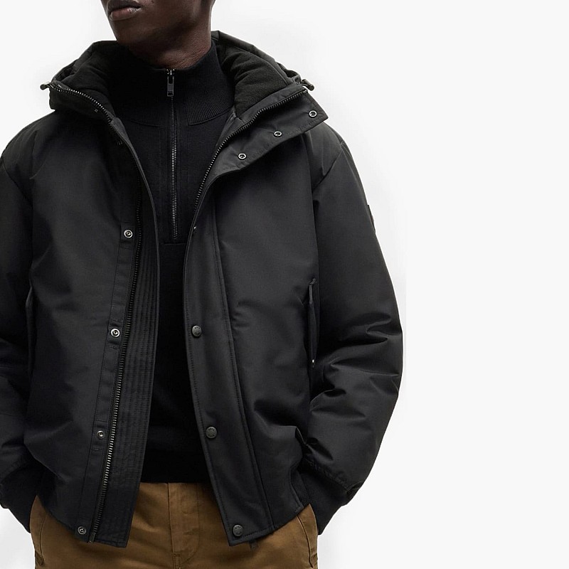 Men Jackets Osis Black Polyester Boss