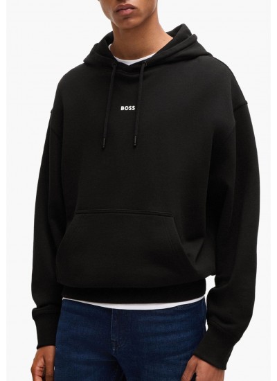 Ανδρικά Φούτερ Sh.Hoodie Σκούρο Μπλε Βαμβάκι GANT