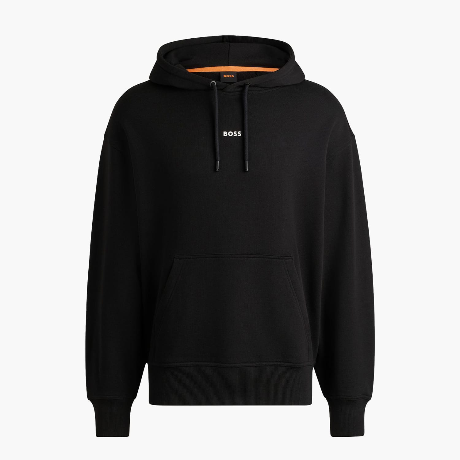 Ανδρικά Φούτερ Wesmall.Hood Μαύρο Βαμβάκι Boss