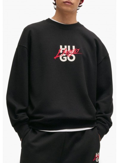Ανδρικά Φούτερ Sh.Hoodie Σκούρο Μπλε Βαμβάκι GANT