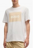 Men T-Shirts Dulive222 White Cotton Hugo