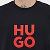 Ανδρικές Μπλούζες Daltorip Μαύρο Βαμβάκι Hugo Ανδρικές Μπλούζες Daltorip Μαύρο Βαμβάκι Hugo
