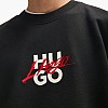 Men's Footer Dlogonty Black Cotton Hugo Men's Footer Dlogonty Black Cotton Hugo