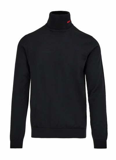 Ανδρικά Γάντια Knitted.Gloves Σκούρο Μπλε Μαλλί GANT