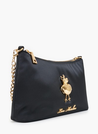 Γυναικείες Τσάντες JC4030 Μαύρο Ύφασμα Love Moschino