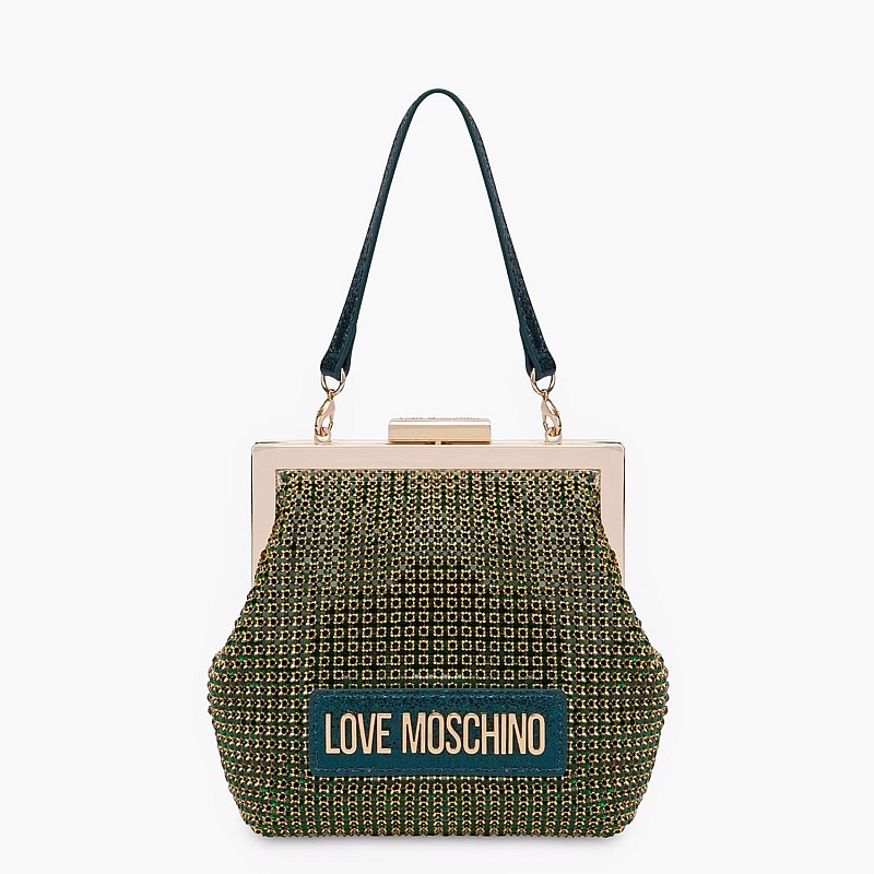 Γυναικείες Τσάντες JC4043 Χρυσό Strass Love Moschino