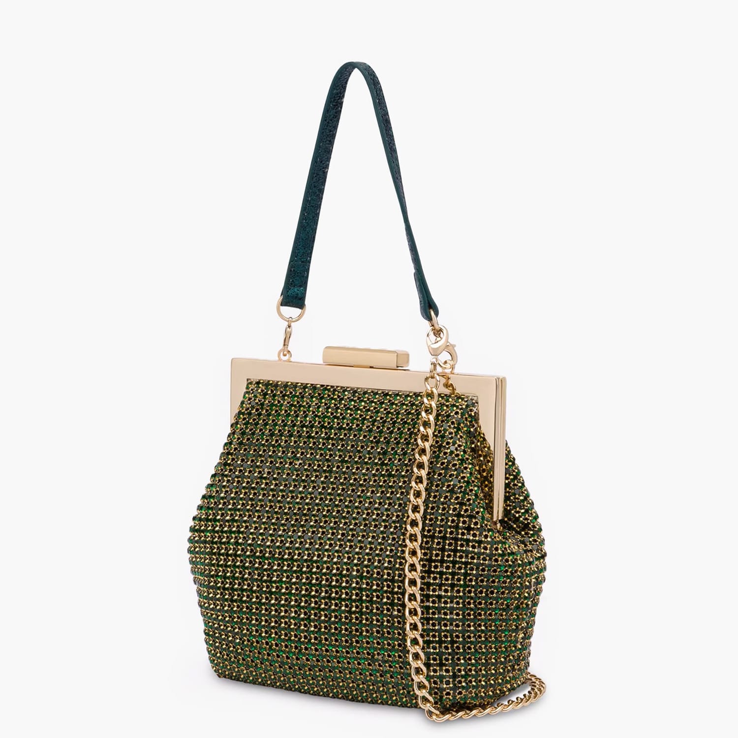 Γυναικείες Τσάντες JC4043 Χρυσό Strass Love Moschino