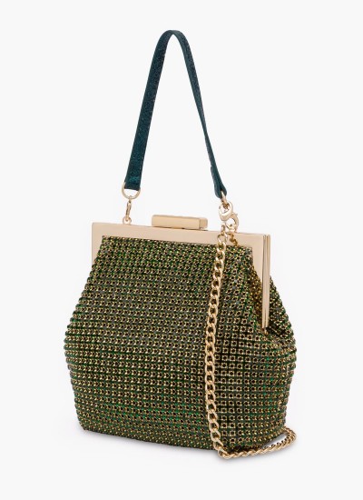 Γυναικείες Τσάντες JC4043 Χρυσό Στράς Love Moschino