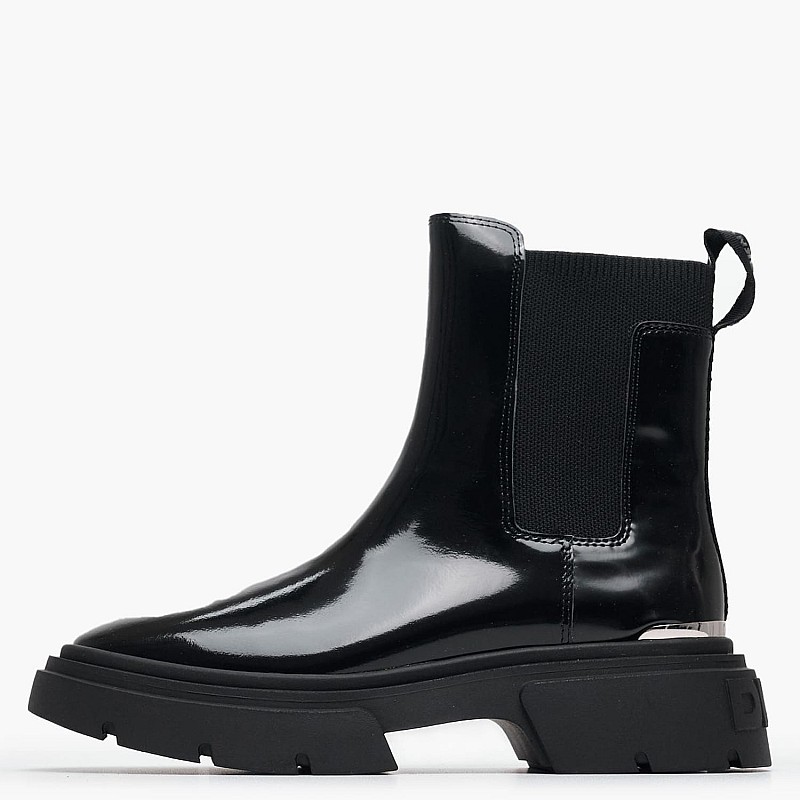 Women Boots Fenella Black Leather DKNY