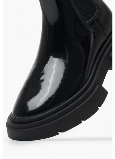 Women Boots Fenella Black Leather DKNY
