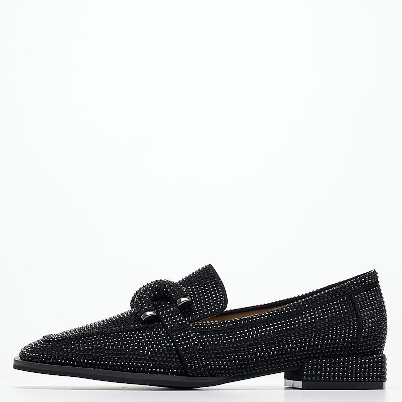 Women Moccasins I240300 Black Buckskin Alma En Pena