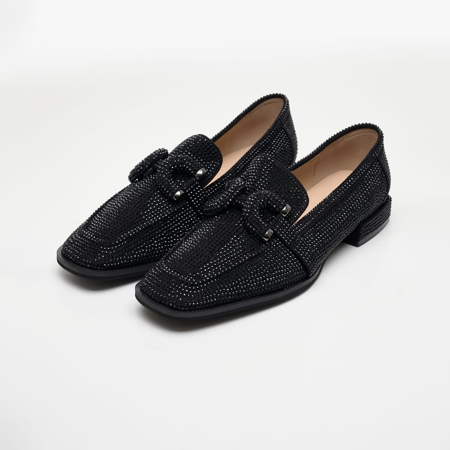 Women Moccasins I240300 Black Buckskin Alma En Pena