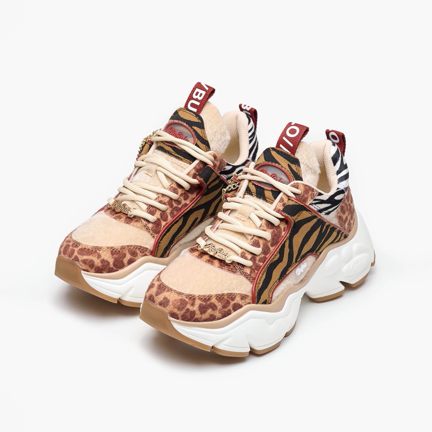 Γυναικεία Παπούτσια Casual Binary.Glam Multi ECOleather Buffalo Casual - Sneakers Buffalo Binary.Glam-Multi