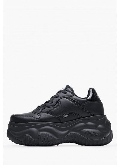 Γυναικεία Παπούτσια Casual Blader.One Μαύρο ECOleather Buffalo
