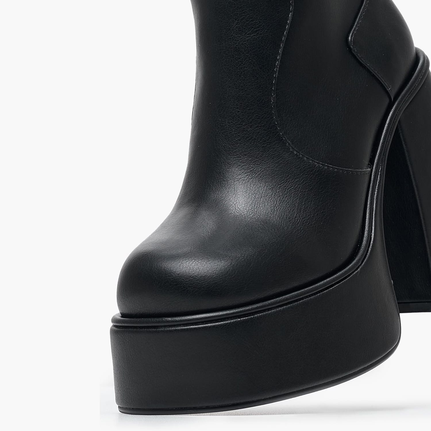 Γυναικεία Μποτάκια Buckle.Bootie Μαύρο ECOleather Buffalo