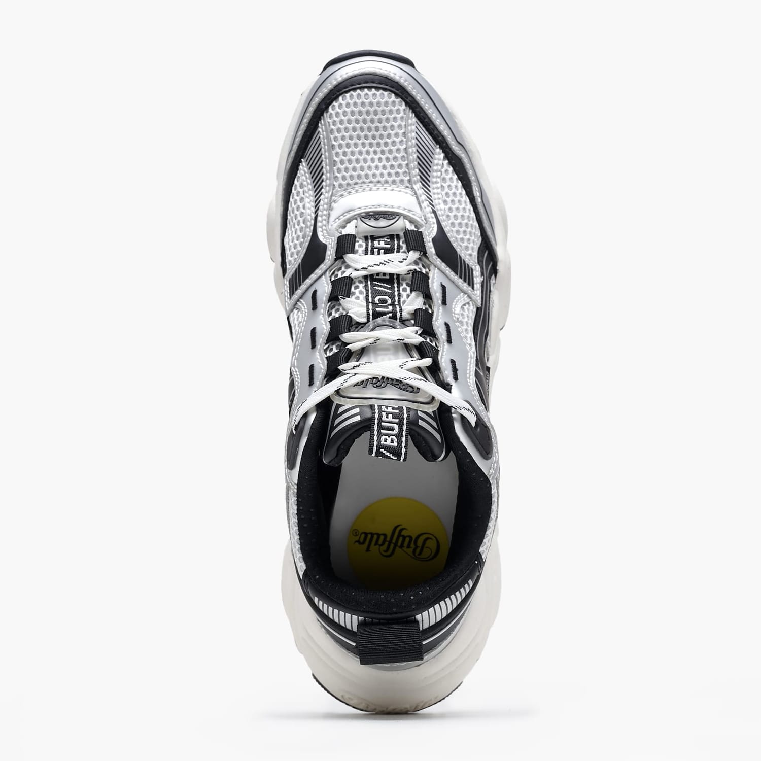 Γυναικεία Παπούτσια Casual Cld.Run Ασημί ECOleather Buffalo Γυναικεία Παπούτσια Casual Cld.Run Ασημί ECOleather Buffalo