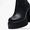Γυναικείες Μπότες Stretch.Boot Μαύρο ECOleather Buffalo Γυναικείες Μπότες Stretch.Boot Μαύρο ECOleather Buffalo