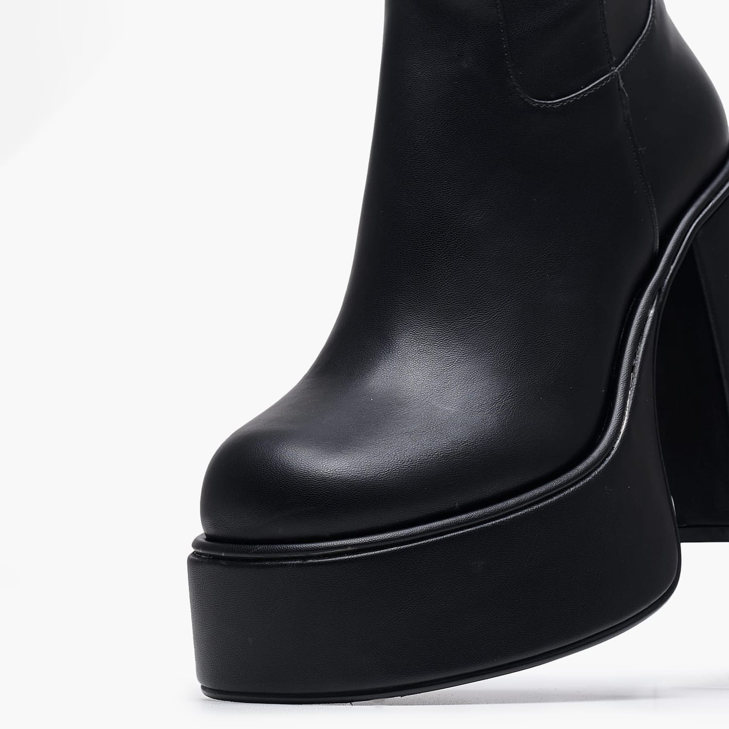 Γυναικείες Μπότες Stretch.Boot Μαύρο ECOleather Buffalo
