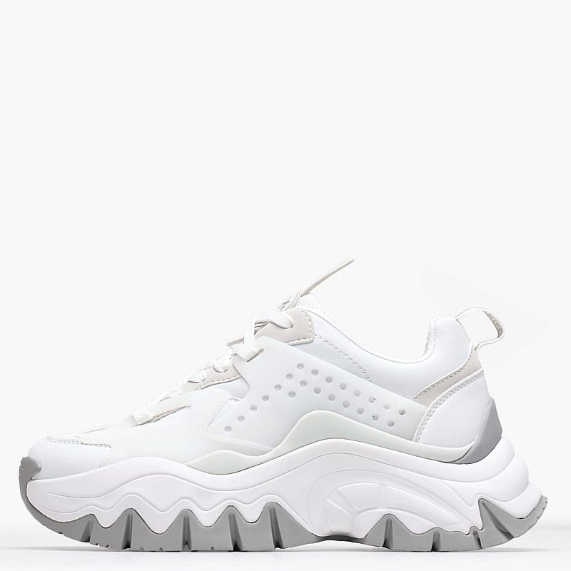 Women Casual Shoes Trail.One2 White ECOleather Buffalo
