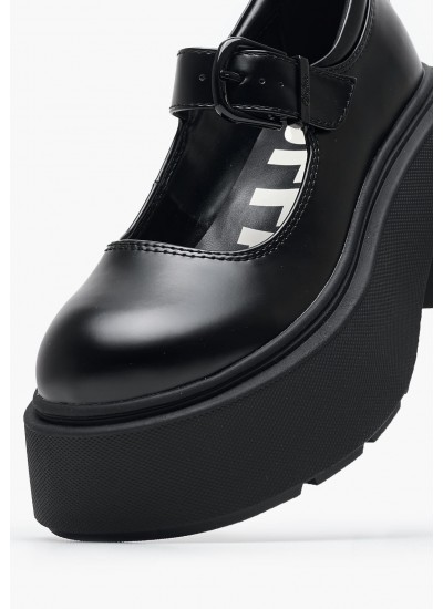 Γυναικεία Μοκασίνια 24313 Μαύρο ECOleather Tamaris