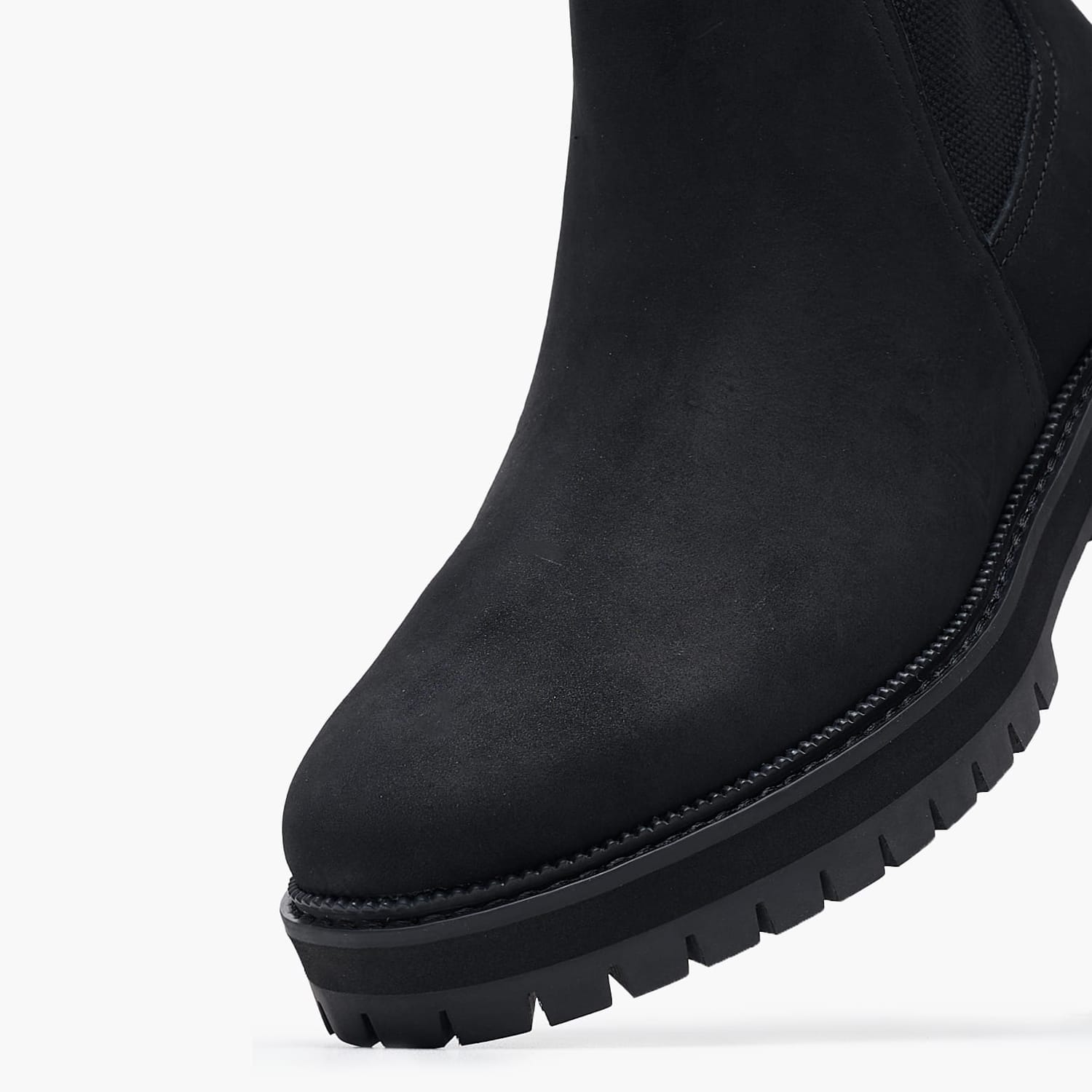 Γυναικεία Μποτάκια Bennet.Boot Μαύρο Δέρμα Νούμπουκ Toms