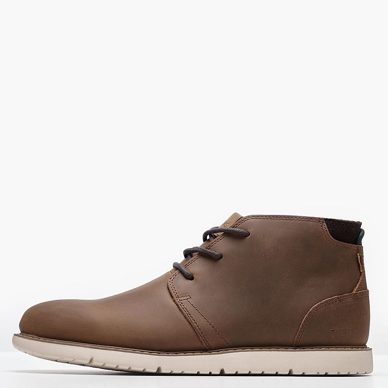 Men Boots Navi Tabba Oily Leather Toms