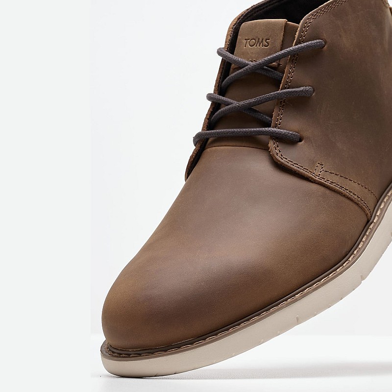 Men Boots Navi Tabba Oily Leather Toms