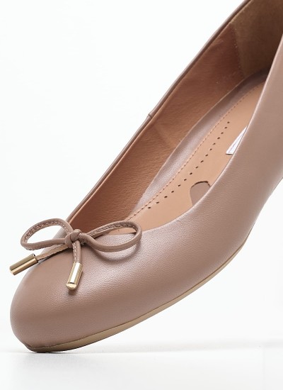 Γυναικείες Μπαλαρίνες Elastic.Ballerina Μαύρο Δέρμα Tommy Hilfiger