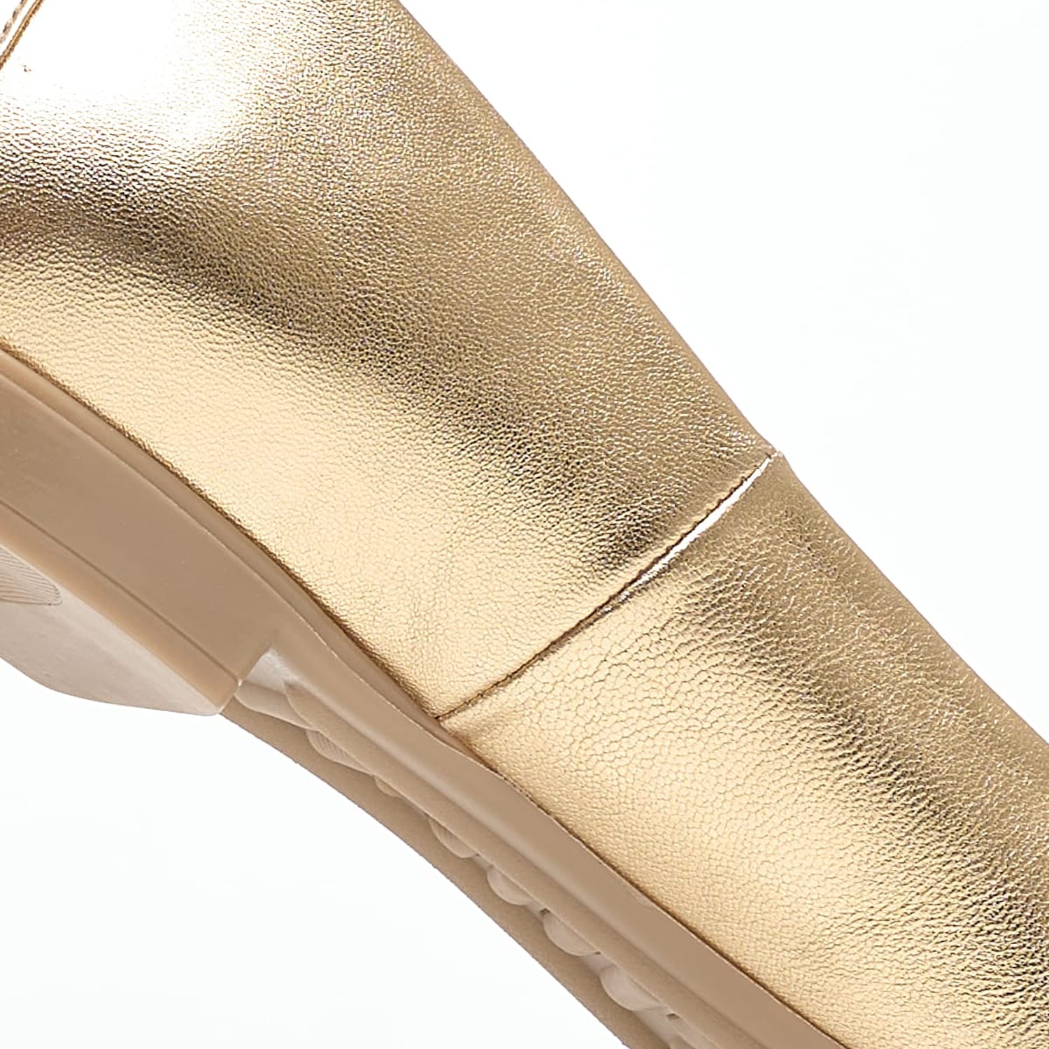 Women Balerinas Aelia Gold Leather Mortoglou Women Balerinas Aelia Gold Leather Mortoglou