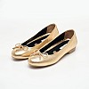 Women Balerinas Aelia Gold Leather Mortoglou Women Balerinas Aelia Gold Leather Mortoglou