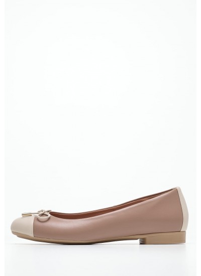 Γυναικείες Μπαλαρίνες Elastic.Ballerina Μαύρο Δέρμα Tommy Hilfiger