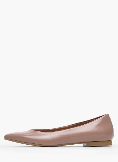 Γυναικείες Μπαλαρίνες Elastic.Ballerina Μαύρο Δέρμα Tommy Hilfiger