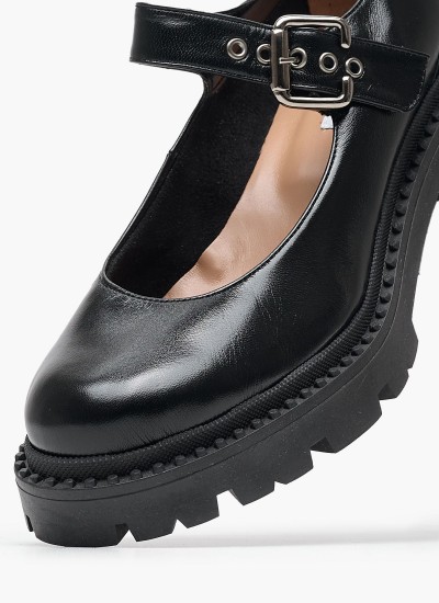 Γυναικεία Μοκασίνια 24313 Μαύρο ECOleather Tamaris