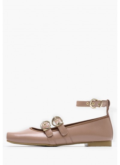 Γυναικείες Μπαλαρίνες Elastic.Ballerina Μαύρο Δέρμα Tommy Hilfiger