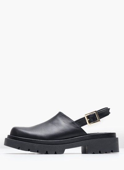 Γυναικείες Γόβες & Peeptoes Ψηλές 2342.5001 Μωβ Δέρμα Mortoglou