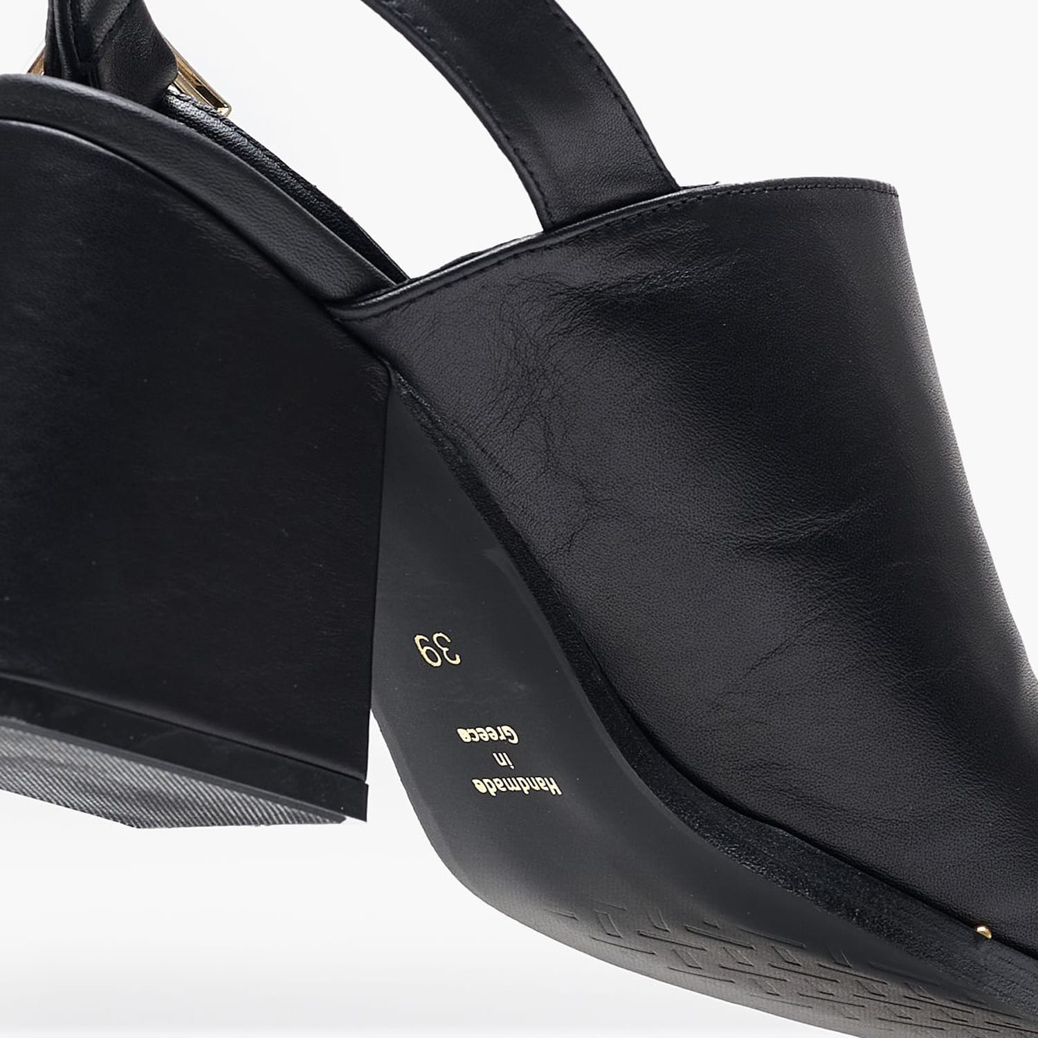 Women Mules Violet Black Leather Mortoglou Women Mules Violet Black Leather Mortoglou
