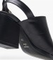 Women Mules Violet Black Leather Mortoglou Women Mules Violet Black Leather Mortoglou